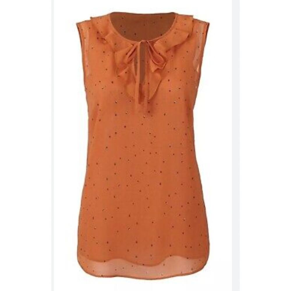 CAbi Sprinkle Top Sleeveless Blouse, #3764, S